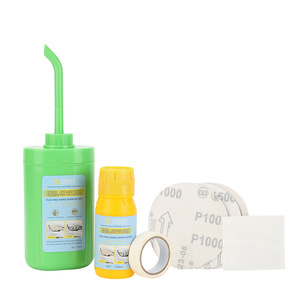 Shuogh Headlight Cleaner Nano Repair Solution 100ml With Sanding <b>Discs</b> And Tape For Car Light Restoration - Product Image 1