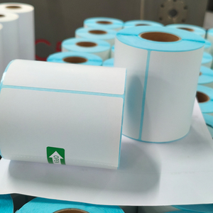 Factory Custom 100x150mm High Adhesive Thermal Barcode Label Sticker Strong Stick <b>Logistics</b> Shipping Manifest Package Printing - Product Image 4