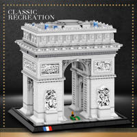 Reobrix 66024 Série Architecture Mondiale Arc de Triomphe 3395 Pièces Briques Modèle de Construction Jouet Éducatif Cadeau de Fête