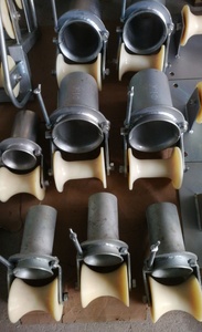 Tùy chỉnh chuông miệng loại Cáp Trống kéo con lăn OEM hỗ trợ cáp xâu chuỗi ròng rọc để bán - Product Image 6