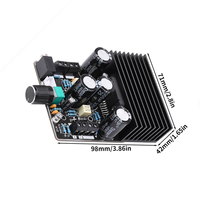 Carte d'amplificateur de puissance numérique 2.1 canaux TDA7850 2X80W+120W Classe AB DIY Amplificateur audio de voiture haute puissance
