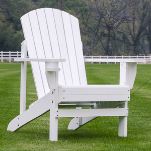 Modern Durable Eco-Friendly Lightweight <strong>Beach</strong> <strong>Chair</strong> Cup Holder Comfortable Foldable Portable <strong>All</strong>-Weather HDPE Plastic Garden - Product Image 4