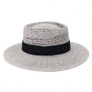 Sombrero Panamá Unisex J355, Estilo Fedora, para Viajes, Playa, Pesca, Casual, Vacaciones, Verano, con Ala Ancha - Product Image 3