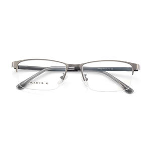 Lunettes de vue demi-cerclées rectangulaires en alliage pour hommes Danyang 34923, verres en résine, design confortable pour un usage quotidien - Product Image 1