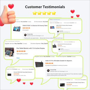 VEIKK A15 <span class=keywords><strong>Pro</strong></span> <span class=keywords><strong>Tablette</strong></span> <span class=keywords><strong>graphique</strong></span> intelligente pour l'enseignement à la demande en ligne à domicile Produit en stock à prix compétitif - Product Image 4