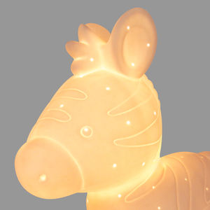 कारखाने गर्म बिक्री पशु प्यारा रात प्रकाश घर सजावट के इनडोर बेडसाइड सजावट पशु कावाई सिरेमिक लैंप - Product Image 4