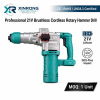 Marteau perforateur rotatif sans fil professionnel 21V sans balais SDS-Plus pour béton et maçonnerie, machine à ciseaux, certifié CE RoHS