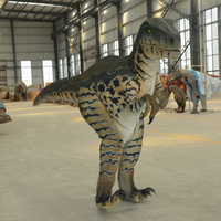 Costume de dinosaure animatronique portable, équipement de simulation de dinosaure fabriqué en Chine