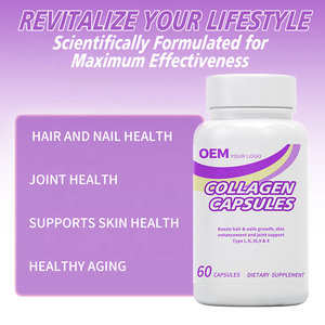 Cápsulas de Colágeno Premium OEM con Biotina, Queratina y Ácido Hialurónico, Suplemento para la Elasticidad y Blanqueamiento de la Piel para Mujeres - Product Image 2