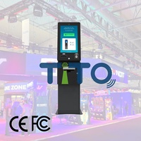 Kiosque de Rédemption de Tickets pour Jeux d'adresse en Ligne, Terminal de Paiement Auto-Service avec Distribution de Billets, Fonction SDK, Pinball Sportif, Anglais