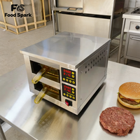 Mesa Caliente Comercial para Alimentos Calientes KFC, Hamburguesas y Pollo Frito, con Cajón y Vitrina Abierta