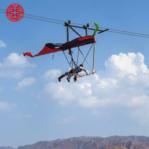 Avventura elettrica all'aperto divertimento parco giochi di montagna sfida scivolando Sky Zip Line - Product Image 3
