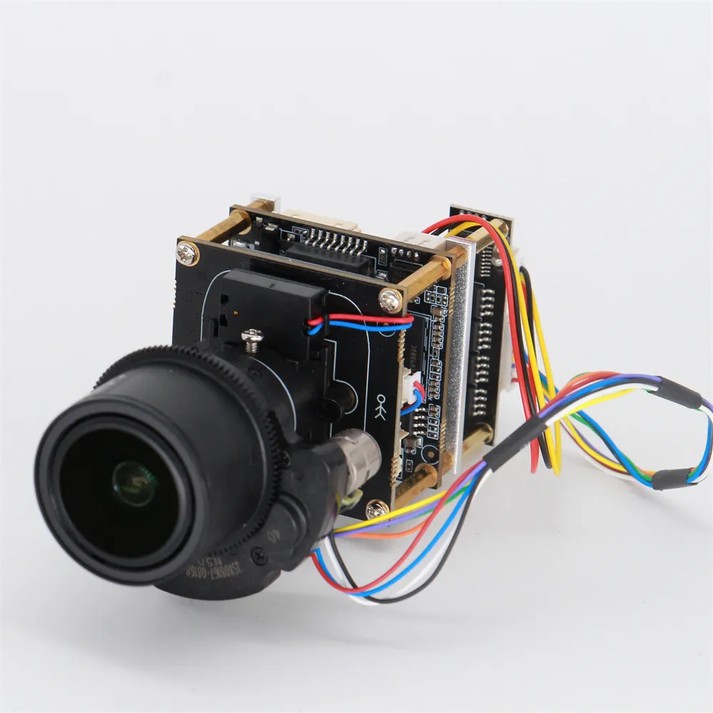 وحدة كاميرا HDR IP بدقة 30FPS 1/2.8" IMX462+Hi3516AV300 1Tops 2.7-13.5mm، زووم كهربي بعدسةCCTV، لوحة دارة مطبوعة SIP-K462A-27135