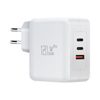 Chargeur mural EU original 2c1a Type C USB PD QC 3.0 Supervooc Super Fast Charging Multi Port Gan 120W pour Xiaomi Mi OnePlus
