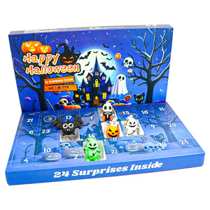 ชุดกล่องปริศนาสำหรับเด็กฮาโลวีนพร้อมกล่องนับถอยหลังเหมือนผีฟักทองค้างคาวของเล่นปฏิทินจุติสำหรับเด็กของขวัญวันฮาโลวีน - Product Image 2