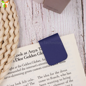 Phổ Biến Văn Phòng Đọc Sách Mini Bookmark PU Da Mềm Xách Tay Mini Nhãn Cuốn Sách Với Nam Châm Cho Đọc Sách Góc Quà Tặng Khuyến Mãi - Product Image 2