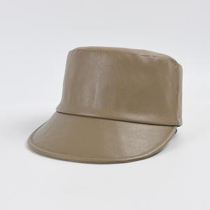 Sombrero <span class=keywords><strong>de</strong></span> montar a <span class=keywords><strong>caballo</strong></span> <span class=keywords><strong>de</strong></span> cuero PU nuevo <span class=keywords><strong>de</strong></span> color sólido vintage - Product Image 6