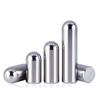 Goupille cylindrique pleine en acier inoxydable, tête ronde, finition brillante, diamètre de la tête 40 mm, styles de filetage M4-M12