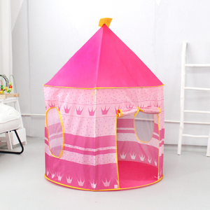 Tienda de Campaña Infantil Plegable, Tienda Tipi Portátil <span class=keywords><strong>con</strong></span> Diseño de Corona para <span class=keywords><strong>Niños</strong></span>, Casa de Juegos para <span class=keywords><strong>Niños</strong></span>, Tienda de Juguete para Exteriores - Product Image 2