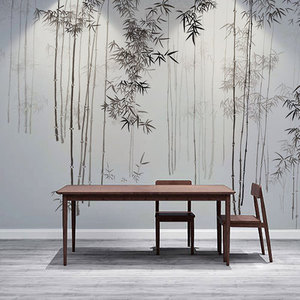 <span class=keywords><strong>Papier</strong></span> <span class=keywords><strong>peint</strong></span> à l'encre de bambou de style chinois <span class=keywords><strong>peint</strong></span> à la main, tapisserie de fond pour salon ou <span class=keywords><strong>chambre</strong></span>, nouveau modèle - Product Image 3
