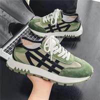 Chaussures de sport légères et respirantes en toile, lacets, chaussures de sport tendance pour hommes, vente en gros directe d'usine