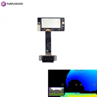 Sensor Lidar DToF Kelas 1 yang Aman untuk Mata, Pemindai 3D dengan Jangkauan 0.2-25m, Penginderaan Hambatan Omnidirectional untuk Penginderaan Hambatan Depan