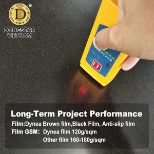 Contrachapado de Abedul de 18 mm con Revestimiento de Película Negra, Resistente al Agua, para Encofrados de Construcción - Product Image 4
