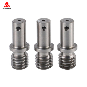 Goupille de centrage filetée à épaule, usinée CNC, en acier inoxydable et laiton, quincaillerie, vente en gros, OEM - Product Image 3