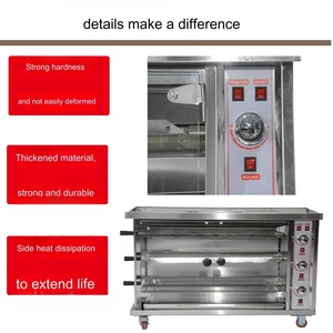 Asador de Pollos a Gas/Eléctrico Más Popular del 2024, Máquina para Asar Pollos, Máquina Automática para Asar Pollos con Rotación - Product Image 5