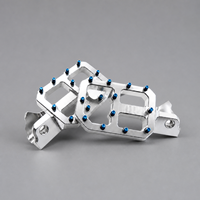 Repose-pieds Surron Ultra Bee Light Bee X LBX en aluminium CNC, larges, pour moto électrique tout-terrain, performance, logo personnalisé au laser