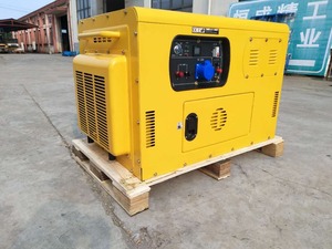 Generador Diésel de Buena Calidad a Precio Directo de Fábrica, 10 kVA, 10000 Vatios, Trifásico, 50/60 Hz, <span class=keywords><strong>Alternador</strong></span> <span class=keywords><strong>Autoexcitado</strong></span> 186FA, Silencioso - Product Image 3