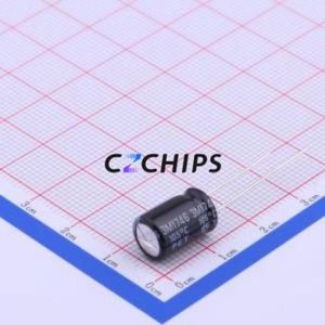 200CGX10MEFC8X11.5ตัวเก็บประจุอลูมิเนียมอิเล็กโทรไลติกผ่านรู D8xL11.5mm 10uF 20% 200V 260mA-100kHz - Product Image 2