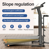 Machine de course à pied à commande magnétique mécanique Tapis de course pour musculation Fitness à domicile