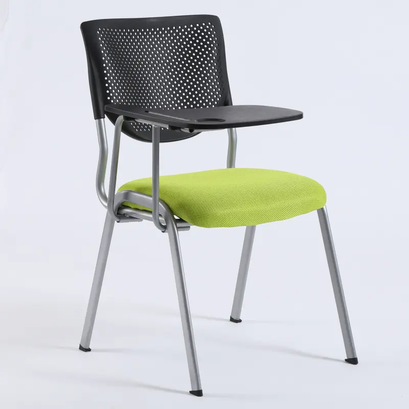 School Furniture Project Fabric Backrest And Seat Soft Training Chair With Writing Pad