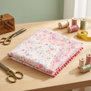 Tela Popelina Floral de Algodón Tejido Transpirable de Peso Medio para Uso Textil del Hogar, Compre Directamente del Proveedor - Product Image 1