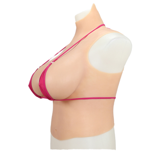 Prothèse mammaire en silicone à col montant, pour cosplay <span class=keywords><strong>transgenre</strong></span> et drag queen, rehausseur de poitrine, taille C/D/F/G - Product Image 4
