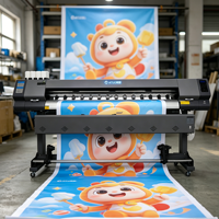 Nouvelle imprimante numérique éco-solvant automatique 1,8 m avec tête d'impression I3200/DX5 pour impression de vinyle, bâche, affiche, toile et film de covering automobile