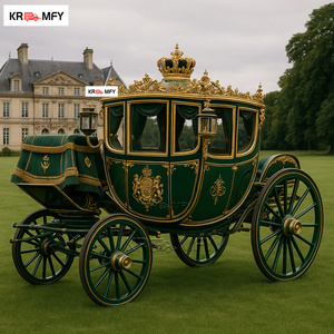 Carruaje Real de Lujo con Cuatro Ruedas para Bodas, Eléctrico, sin Caballos, Venta Directa de Fábrica - Product Image 3