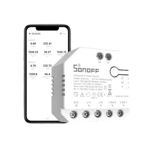 SONOFF DUAL R3 2 Gang Dual Relay Module DIY Wi-Fi MINI Power Metering Switch Control via eWeLink Alexa Google Smart Home