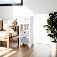 Meubles de salon, armoire à tiroirs avec 4 tiroirs, table de nuit, commode