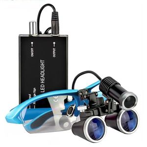 مناظير ليد مكبرة للأسنان مصباح طبي يعمل بالكهرباء للجراحة مصابيح أمامية لطبيب الأسنان للبناء المعدني - Product Image 1