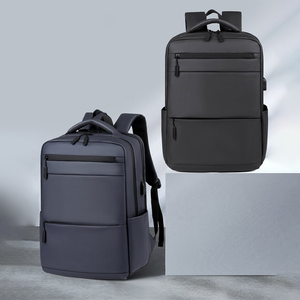 Mochila de Computadora Unisex Personalizada, Minimalista, Multifuncional, Impermeable, de PU Suave, para Viajes y Campamentos - Product Image 5