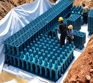 Module d'infiltration de 60 000 pieds cubes sous les parkings, les espaces verts, les zones routières et les complexes résidentiels – Unité de réservoir d'atténuation - Product Image 2