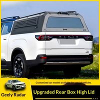 Capot de benne rigide en alliage d'aluminium pour pick-up Geely Radar RD6 Horizon, ouverture trois directions, vente en gros, personnalisable