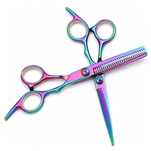 Kit de <span class=keywords><strong>ciseaux</strong></span> de coiffure de 6 pouces <span class=keywords><strong>pour</strong></span> la maison et le salon, 2 pièces, acier inoxydable, manche ergonomique, <span class=keywords><strong>ciseaux</strong></span> de barbier et <span class=keywords><strong>ciseaux</strong></span> effilés 1001 - Product Image 4