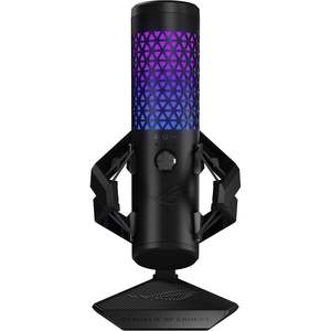 Microphone de jeu à condensateur RGB Rog Carnyx Noir Capsule 25 mm Alimentation USB Type-B 5V Unidirectionnel pour Gaming, Streaming et Podcasting - Product Image 1
