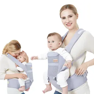 Ergonomische-Baby Wrap Carrier Met Hip Seat Goedkope Reizen Draagzak