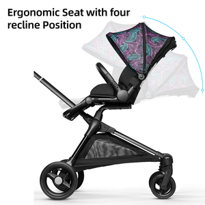 Nuovo <span class=keywords><strong>Passeggino</strong></span> per Neonati, Reclinabile e Pieghevole, Leggero, con Seduta Alta, per Passeggiate e Viaggi all'Aperto - Product Image 2