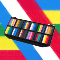 Peinture de corps avec lumière noire fluorescente pour Halloween, 12 lignes,