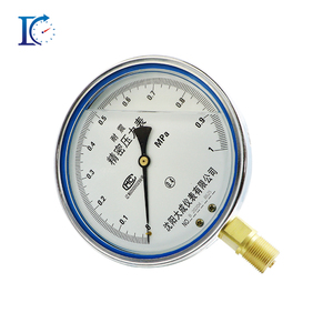 Độ chính xác cao thép carbon vỏ dầu đầy thủy lực lưu lượng kế chống sốc đo áp suất - Product Image 2